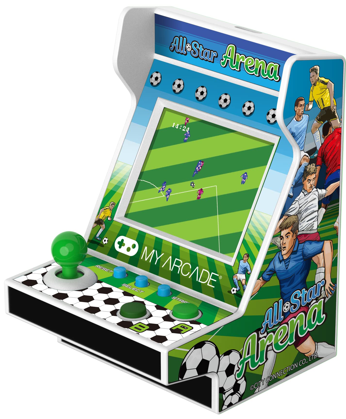 MY ARCADE Pico Player All-Star Arena Mini cabine rétro, 107 jeux en 1 MY ARCADE Pico Player All-Star Arena Mini cabine rétro, 107 jeux en 1